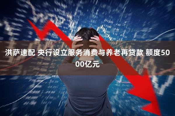 洪萨速配 央行设立服务消费与养老再贷款 额度5000亿元