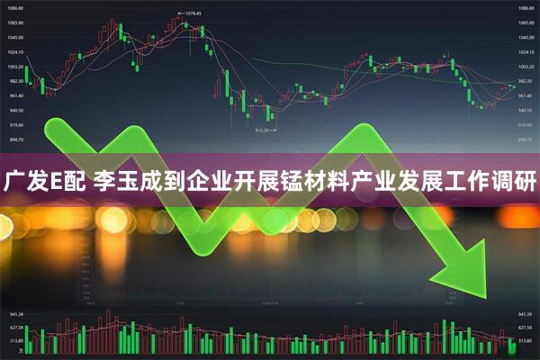 广发E配 李玉成到企业开展锰材料产业发展工作调研