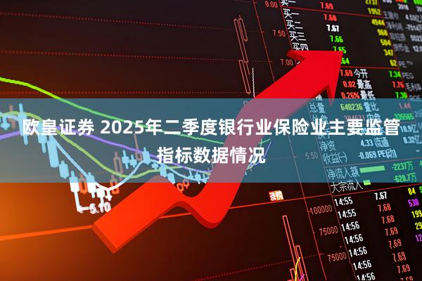 欧皇证券 2025年二季度银行业保险业主要监管指标数据情况