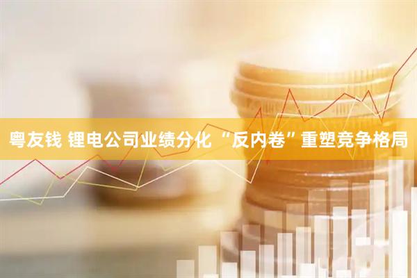 粤友钱 锂电公司业绩分化 “反内卷”重塑竞争格局