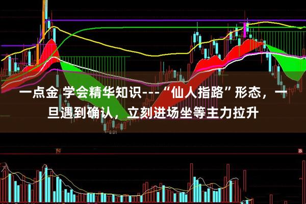 一点金 学会精华知识---“仙人指路”形态，一旦遇到确认，立刻进场坐等主力拉升